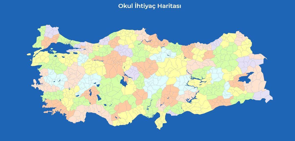 MEB, Okullara Destek Olabileceğiniz İhtiyaç Haritası Platformunu Açtı