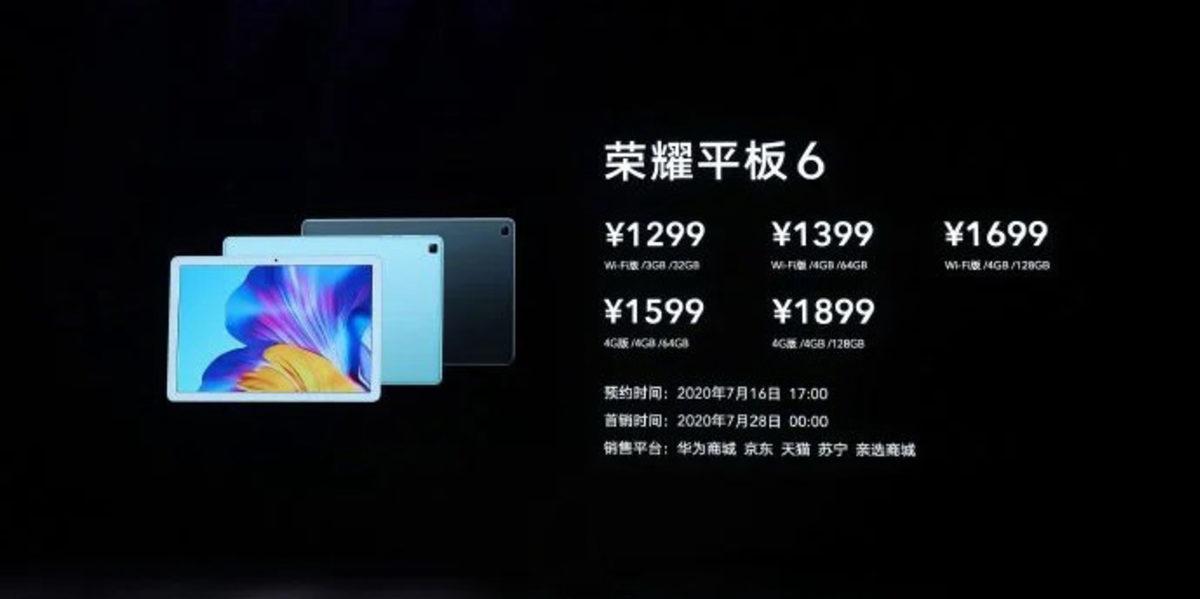 Honor, Yeni Tablet Modelleri Tab 6 ve Tab X6’yı Duyurdu