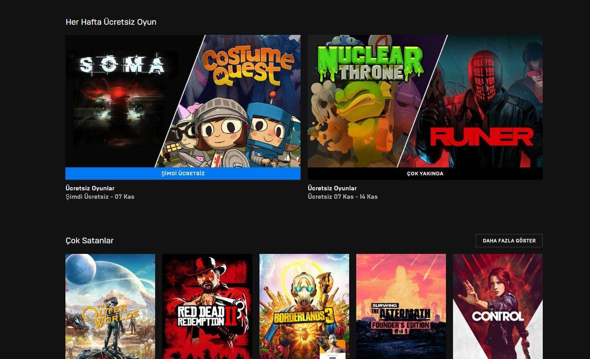 Steam Fiyatı 67 TL Olan 2 Oyun, Epic Games Store’da Ücretsiz Oldu