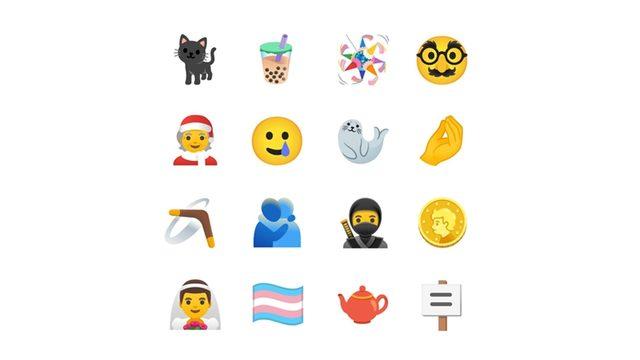 Google, Android 11 ile Gelecek Bazı Yeni Emojilerin Son Hallerini Paylaştı
