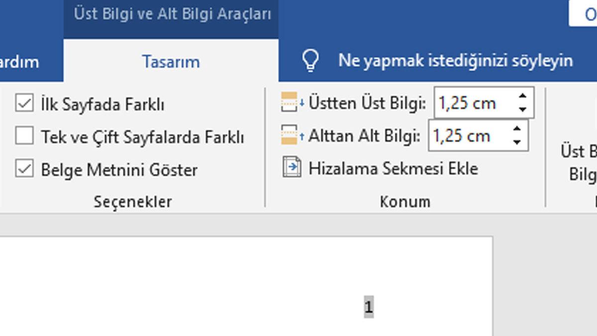 Word’de Sayfa Numarası Ekleme Nasıl Yapılır?