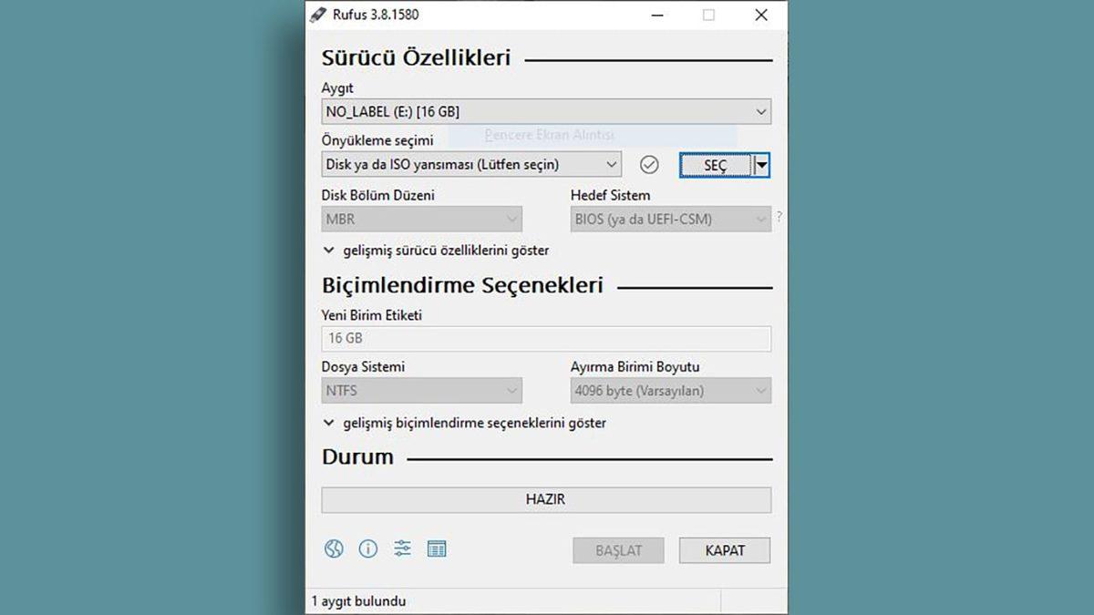 Rufus ile Windows ve Ubuntu İçin USB Sürücüsü Nasıl Yapılır?