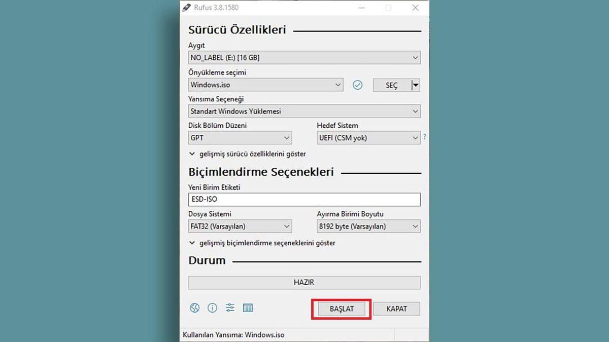 Rufus ile Windows ve Ubuntu İçin USB Sürücüsü Nasıl Yapılır?