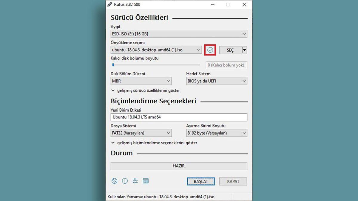 Rufus ile Windows ve Ubuntu İçin USB Sürücüsü Nasıl Yapılır?