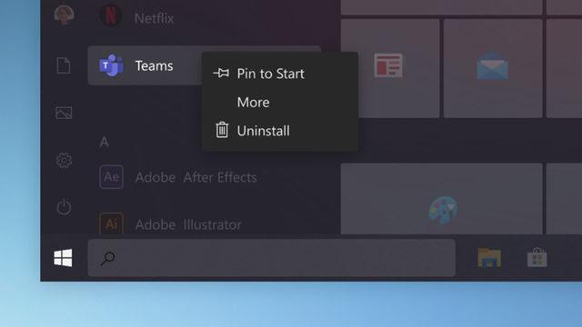 Microsoft, Windows 10’un Başlat Menüsüne Ufak Bir Dokunuş Yapacak