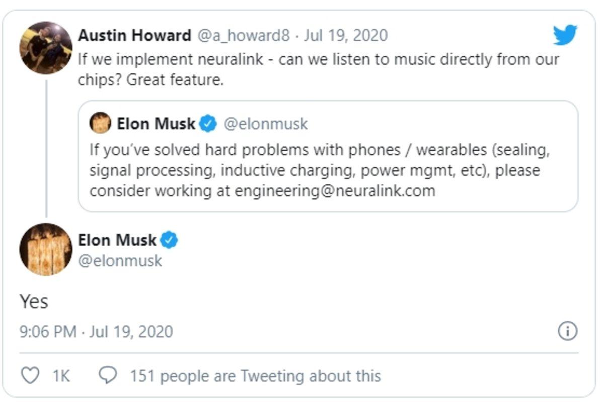 Elon Musk’a Göre Neuralink, Beynimizdeki Çiplerle Müzik Dinlemeyi Mümkün Kılacak