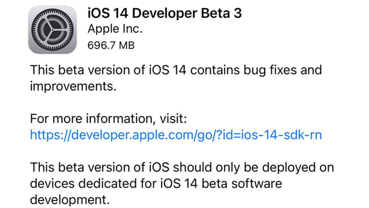 Apple, iOS 14 Beta 3 Dahil Tüm İşletim Sistemlerinin Yeni Betasını Yayınladı