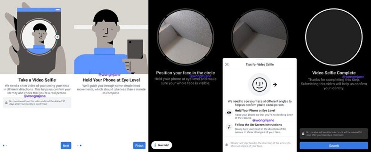 Facebook Bot Hesaplara Karşı ’Video Selfie’ Özelliğini Test Ediyor