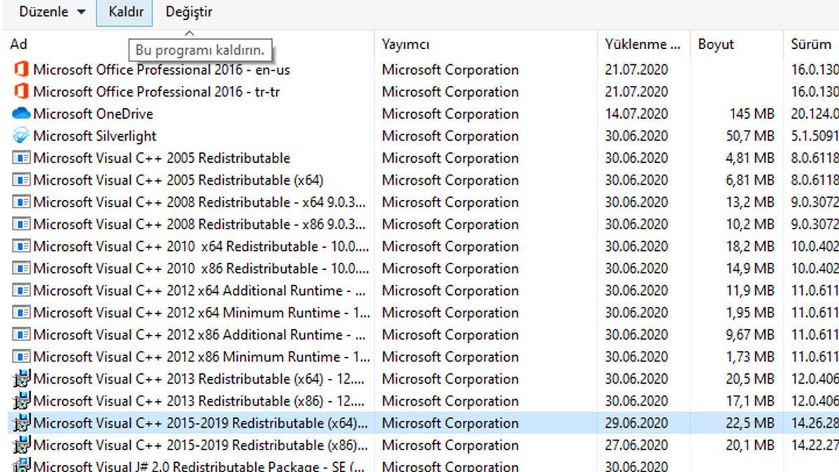 vcruntime140.dll Hatası Nasıl Çözülür?