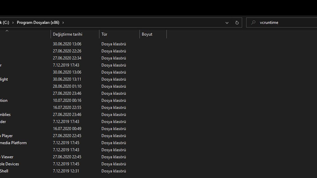 vcruntime140.dll Hatası Nasıl Çözülür?