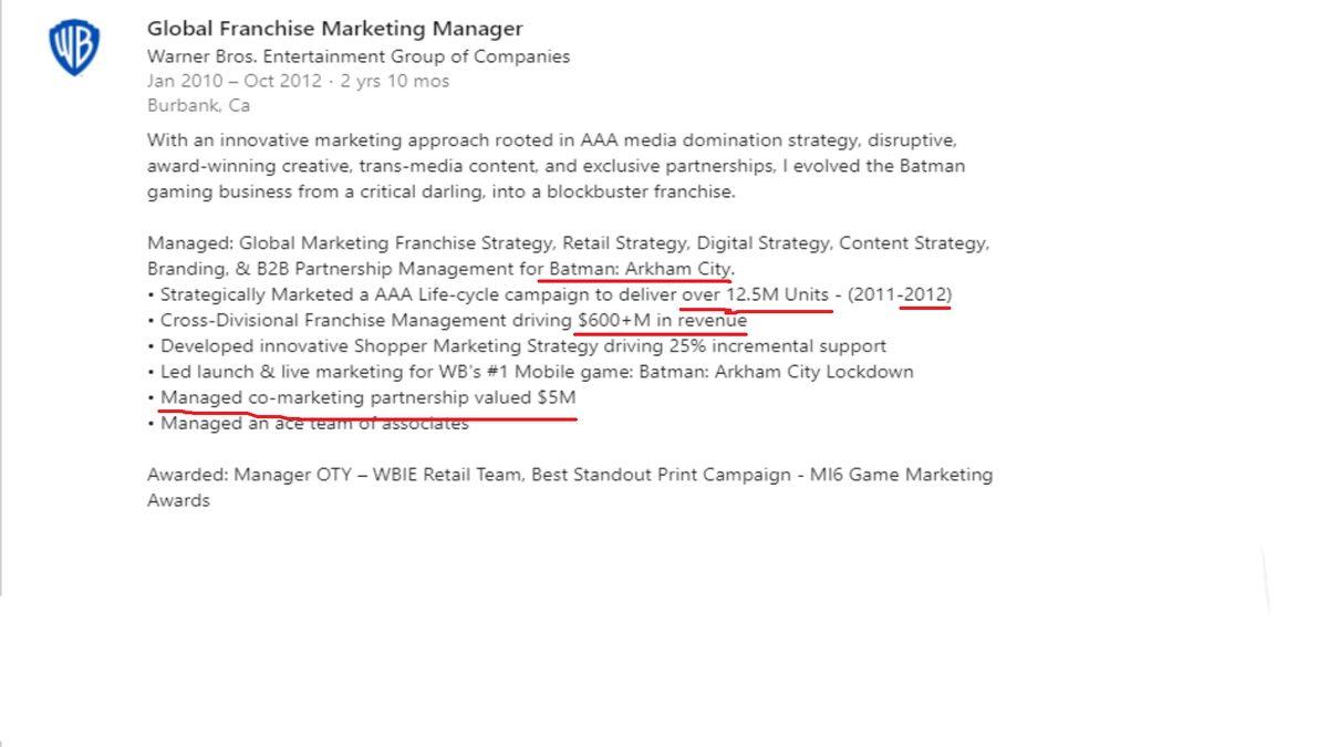 Batman: Arkham City’nin Satış Rakamları ve Elde Ettiği Gelir Ortaya Çıktı