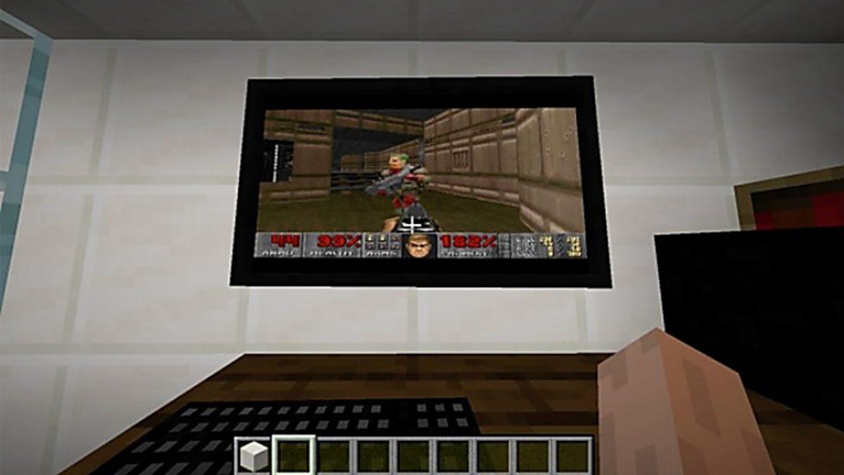 Yeni Bir Mod ile Minecraft’ta PC Toplayıp Doom Oynayabilirsiniz (Video)