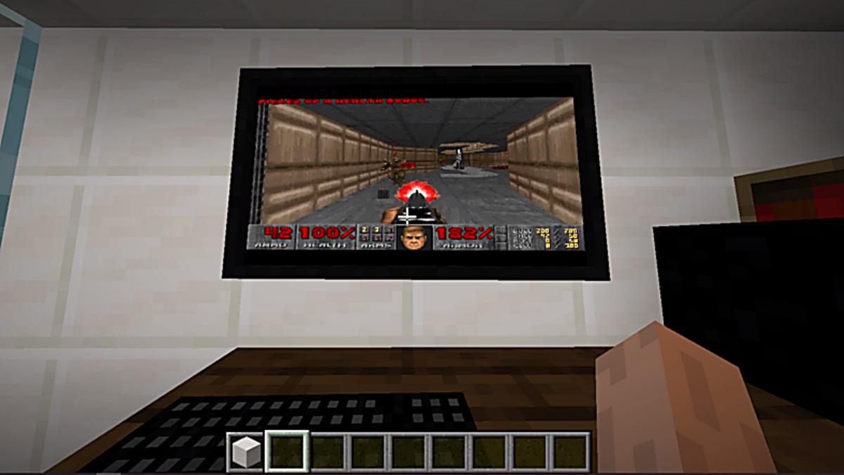 Yeni Bir Mod ile Minecraft’ta PC Toplayıp Doom Oynayabilirsiniz (Video)