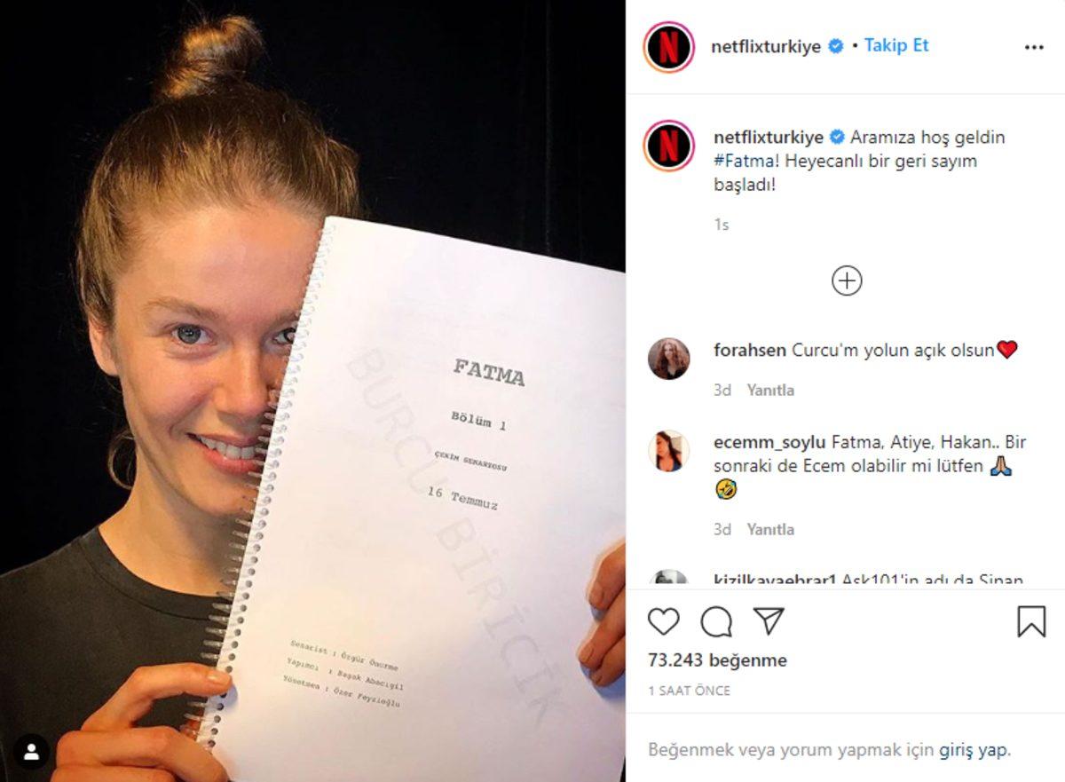 Netflix’in Yeni Türk Dizisi Fatma’dan İlk Fotoğraf Geldi