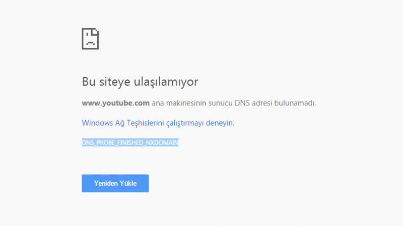 DNS Adresi Bulunamadı Hatası Nasıl Çözülür?