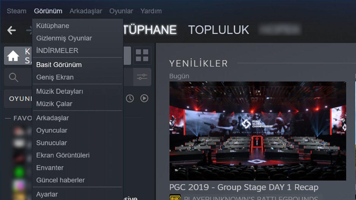 Steam, Yeni Kütüphaneyi Beğenmeyenler İçin Eskisine Dönme Seçeneği Ekledi