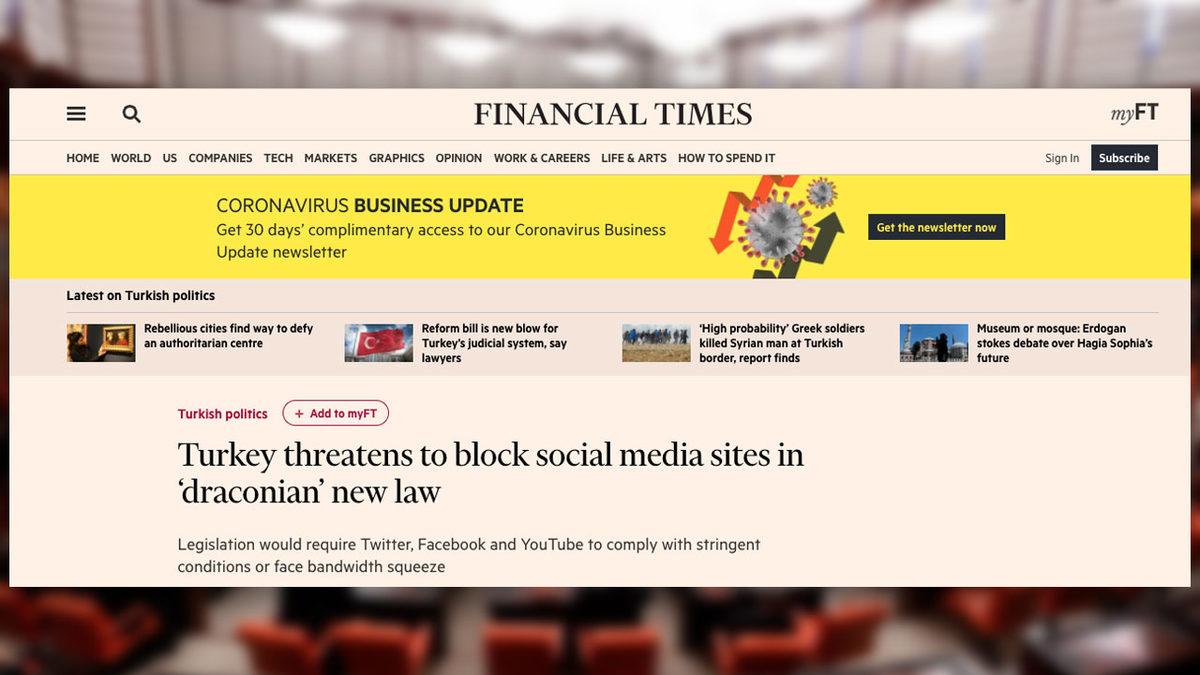 Dünya Basını, Türkiye’nin Sosyal Medya Yasasını Nasıl Karşıladı?