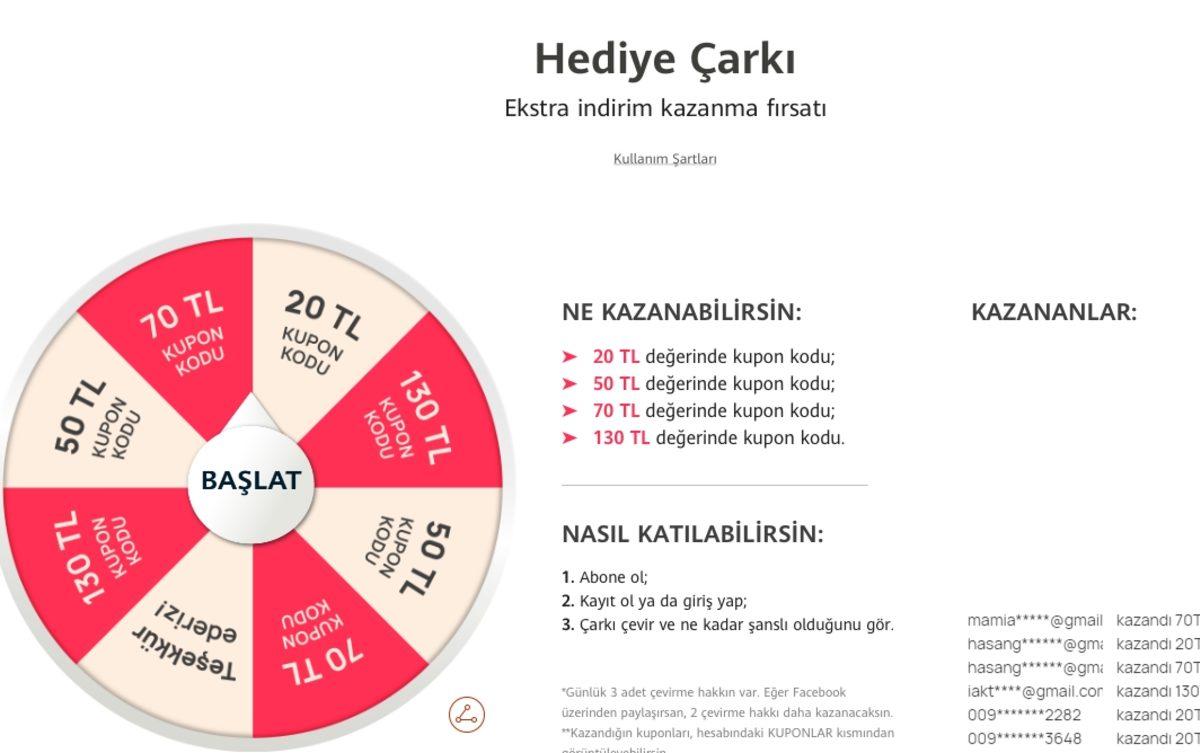 Huawei, Mobil Uygulamayı İndiren Herkese 200 TL İndirim Kuponu Veriyor