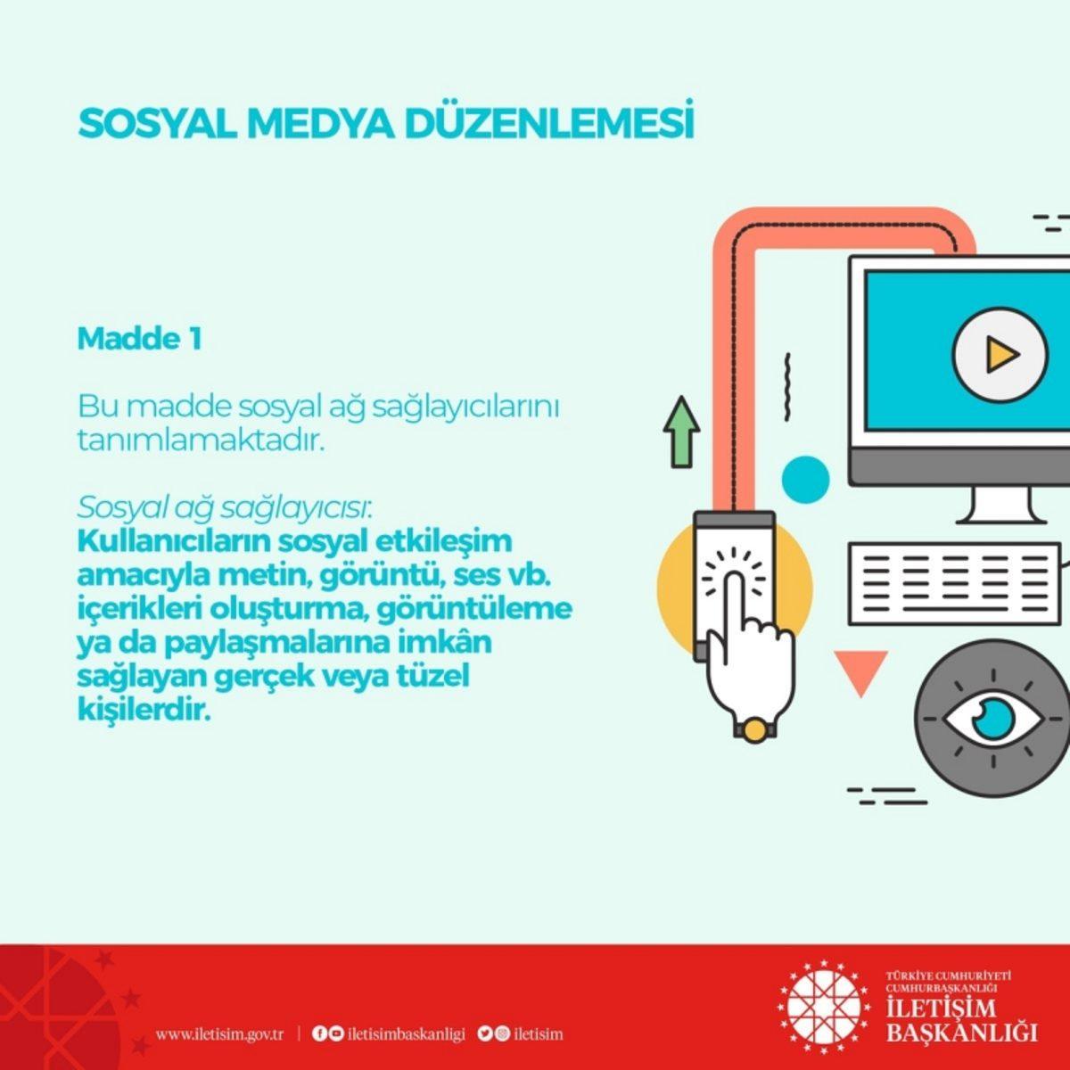 Sosyal Medya Düzenlemesi, Grafik Olarak Madde Madde Paylaşıldı