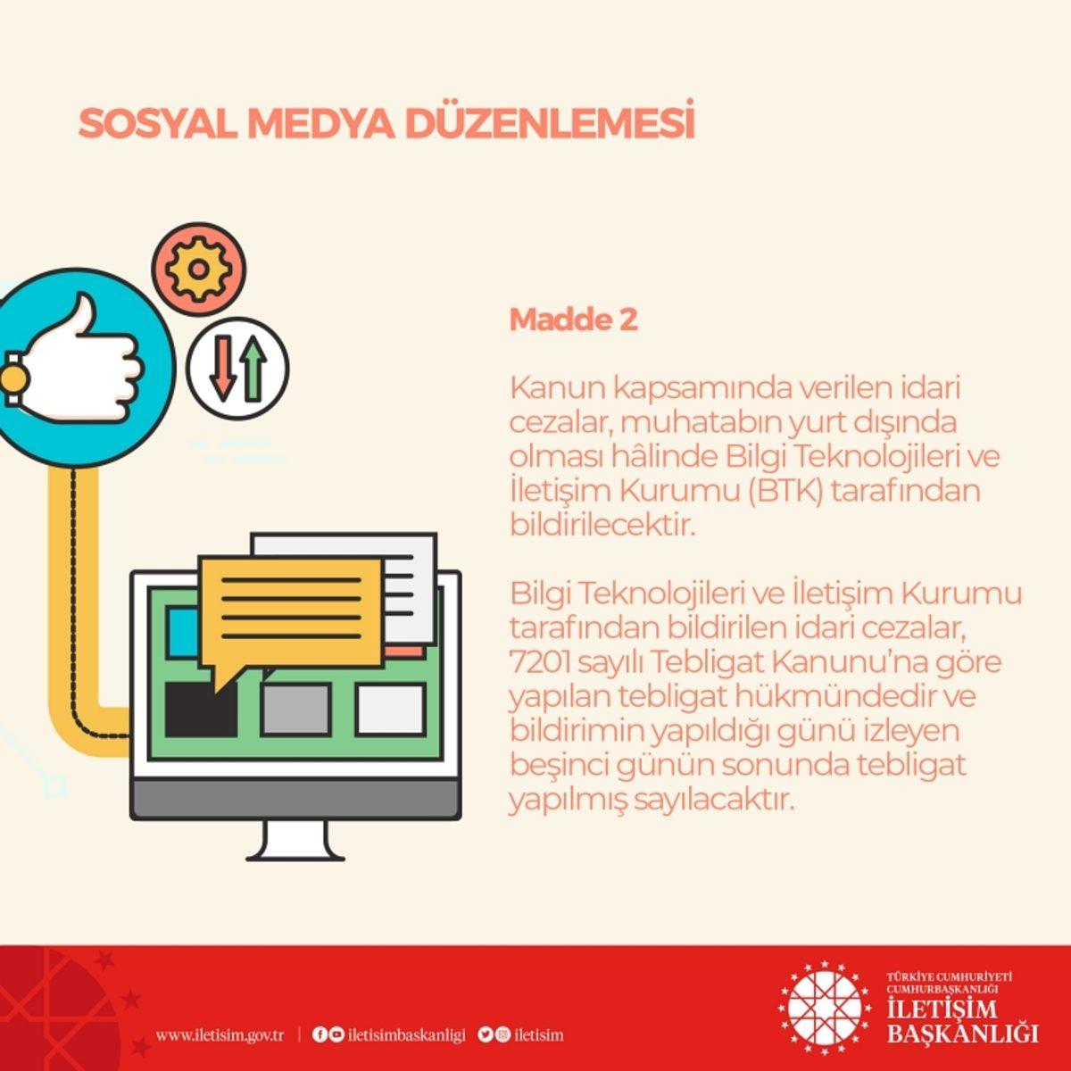 Sosyal Medya Düzenlemesi, Grafik Olarak Madde Madde Paylaşıldı