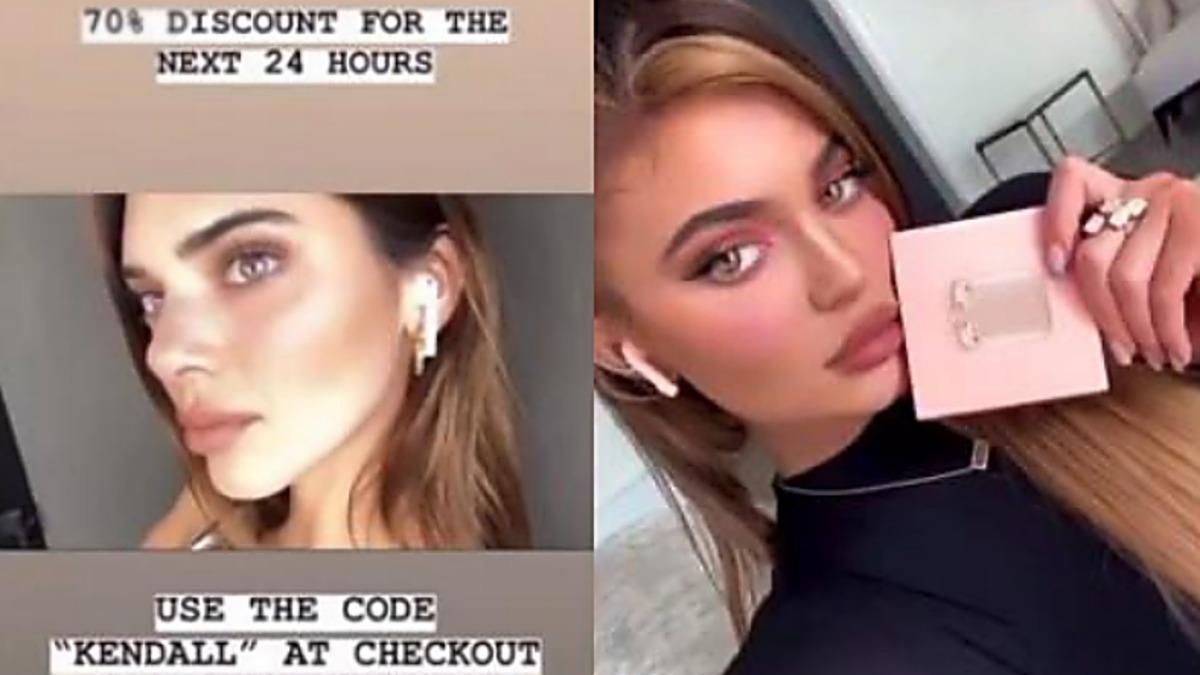 Toplam 322 Milyon Takipçili Kylie ve Jendall Jenner, Instagram’da Çakma AirPods Reklamı Yapıyor
