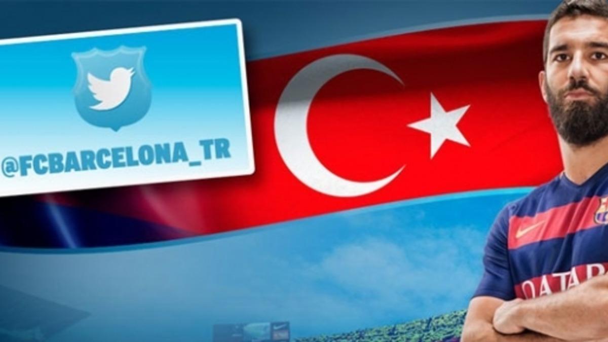 Arda Turan, Barcelona’nın Türkiye Twitter Hesabını Tanıttı
