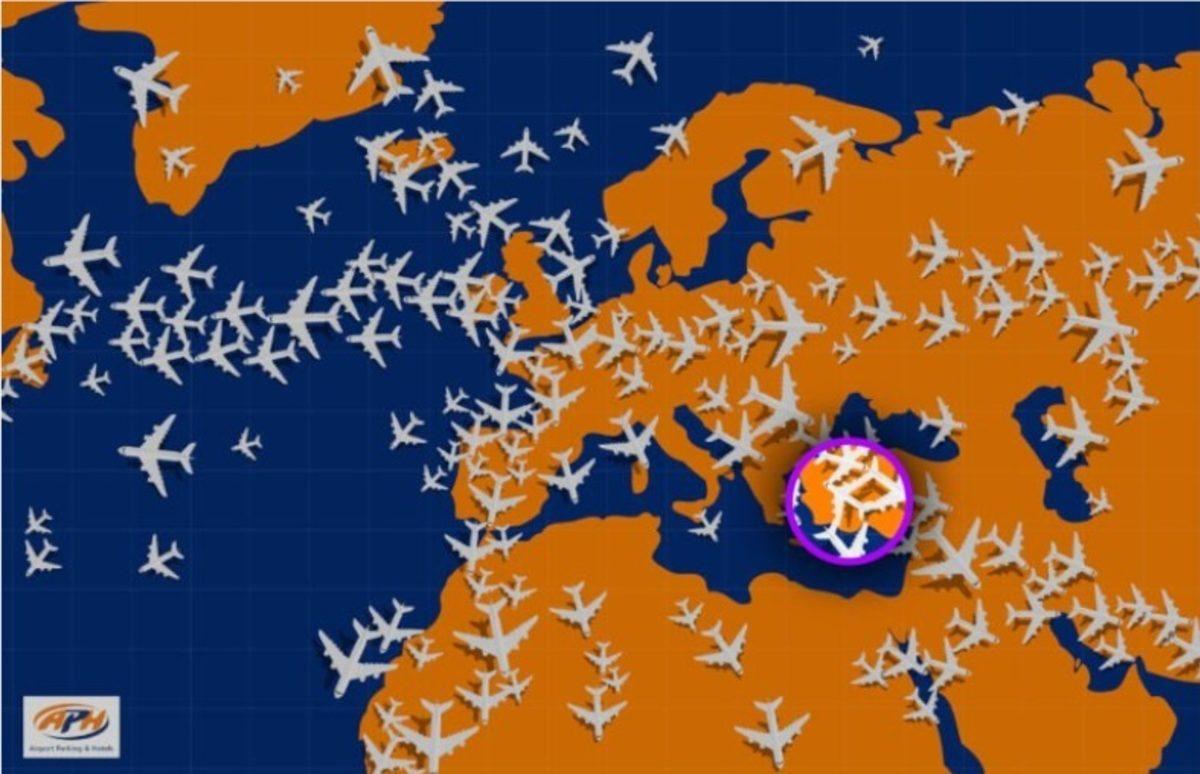 Bu Görüntüde Hangi Uçağın Ters Yönde Uçtuğunu Bulabilir misiniz?