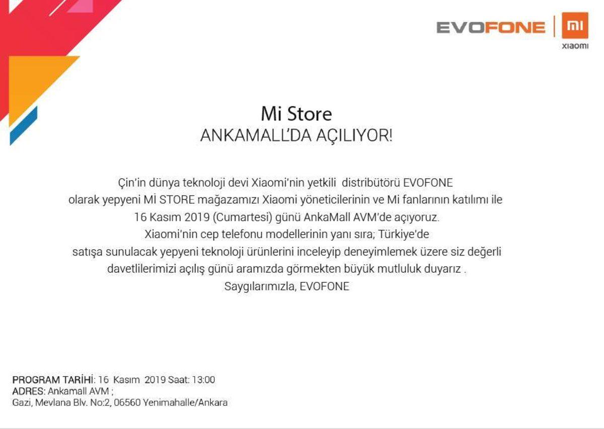 Evofone’un AnkaMall AVM’deki Açılışında İndirimli Olacak Xiaomi Ürünleri ve Fiyatları