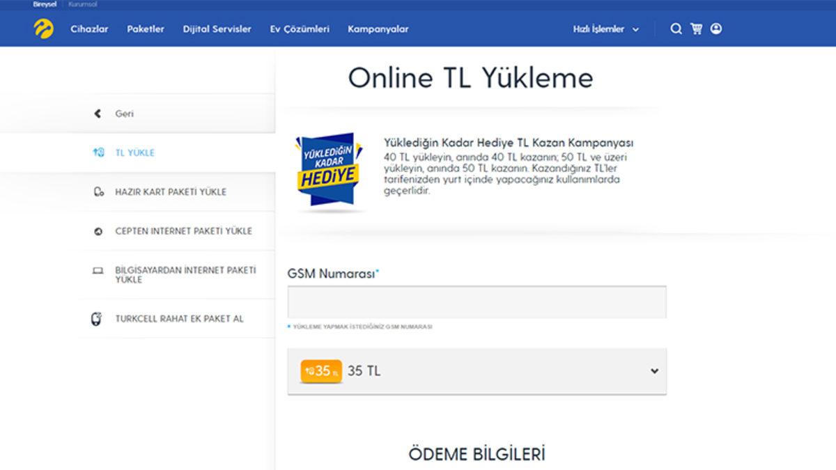 Turkcell Faturasız Paket ve Tarifeler – 2019