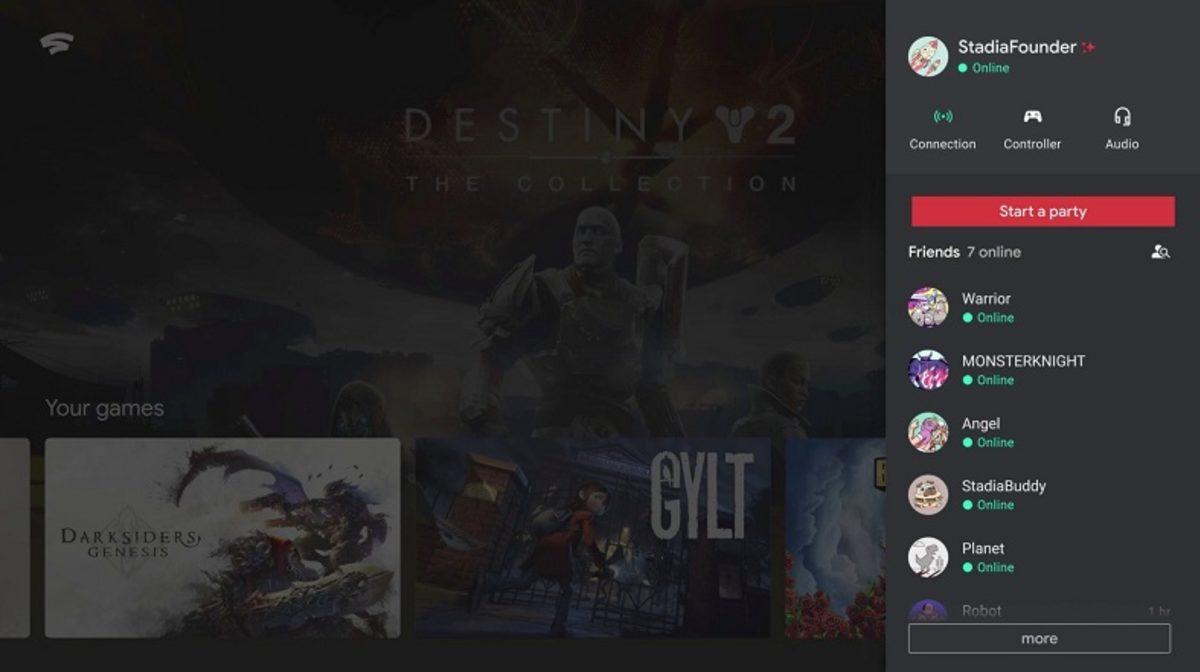 Google, Stadia’nın Android, iOS ve TV Arayüzünün Nasıl Göründüğünü Paylaştı