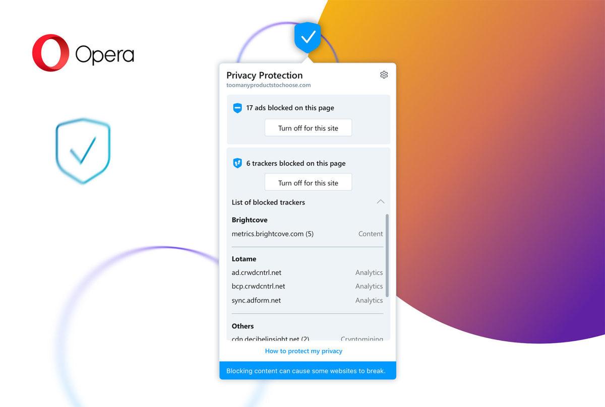 Opera Artık Kullanıcıları Ne Kadar Takip Edildikleri Konusunda Bilgilendiriyor