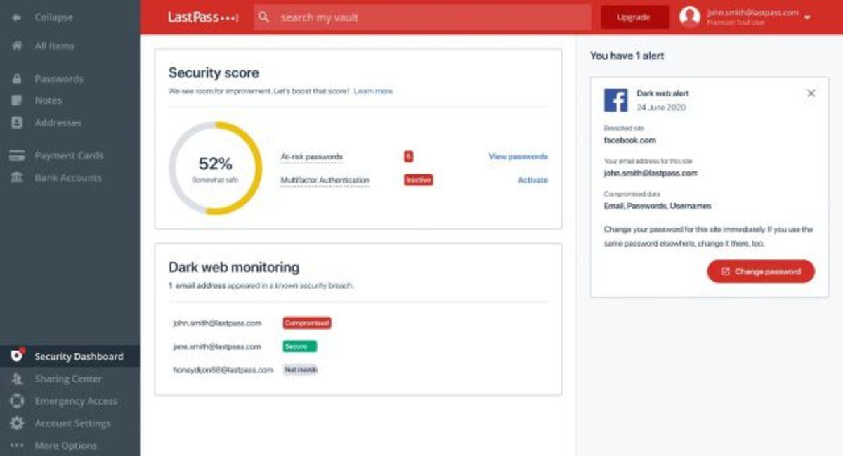 LastPass’te Artık Verilerin Dark Webe Sızıp Sızmadığı Öğrenilebilecek