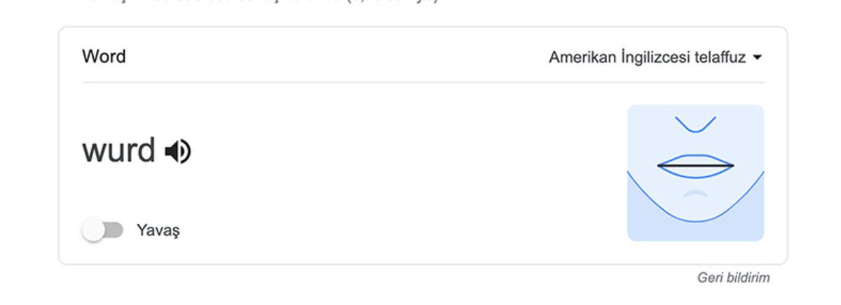 Google, İngilizce Kelimelerin Telaffuzlarını Öğretiyor