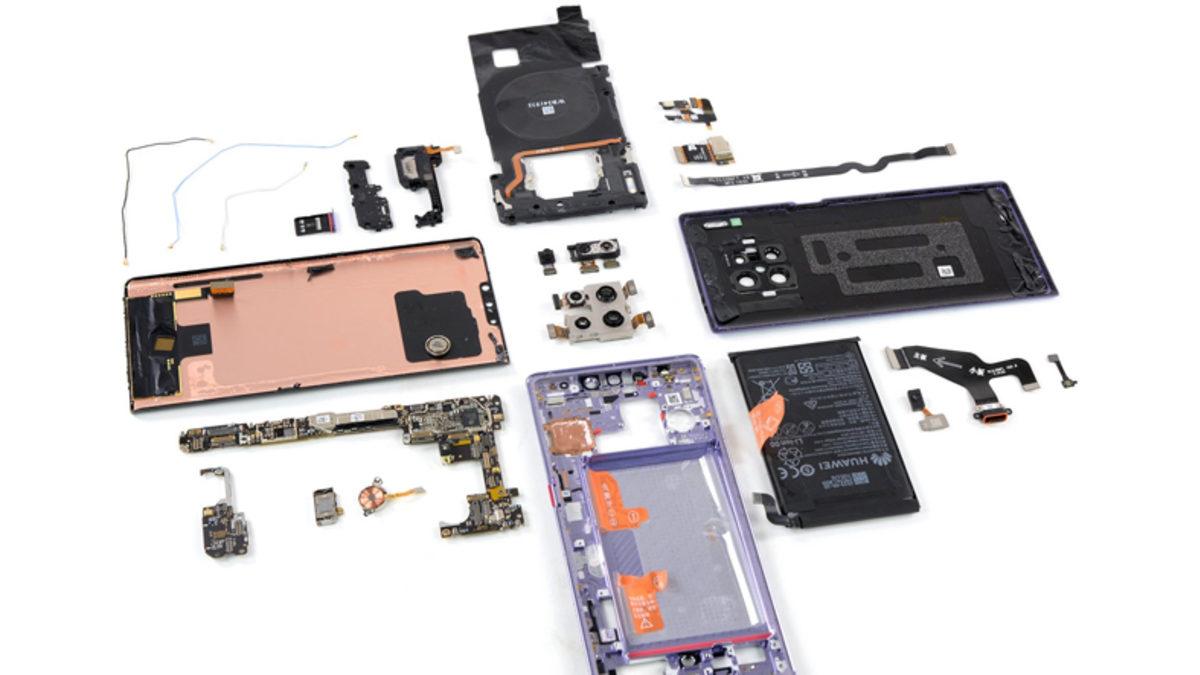 Huawei Mate 30 Pro’nun Ne Kadar Kolay Tamir Edilebileceğini Gösteren Çalışma