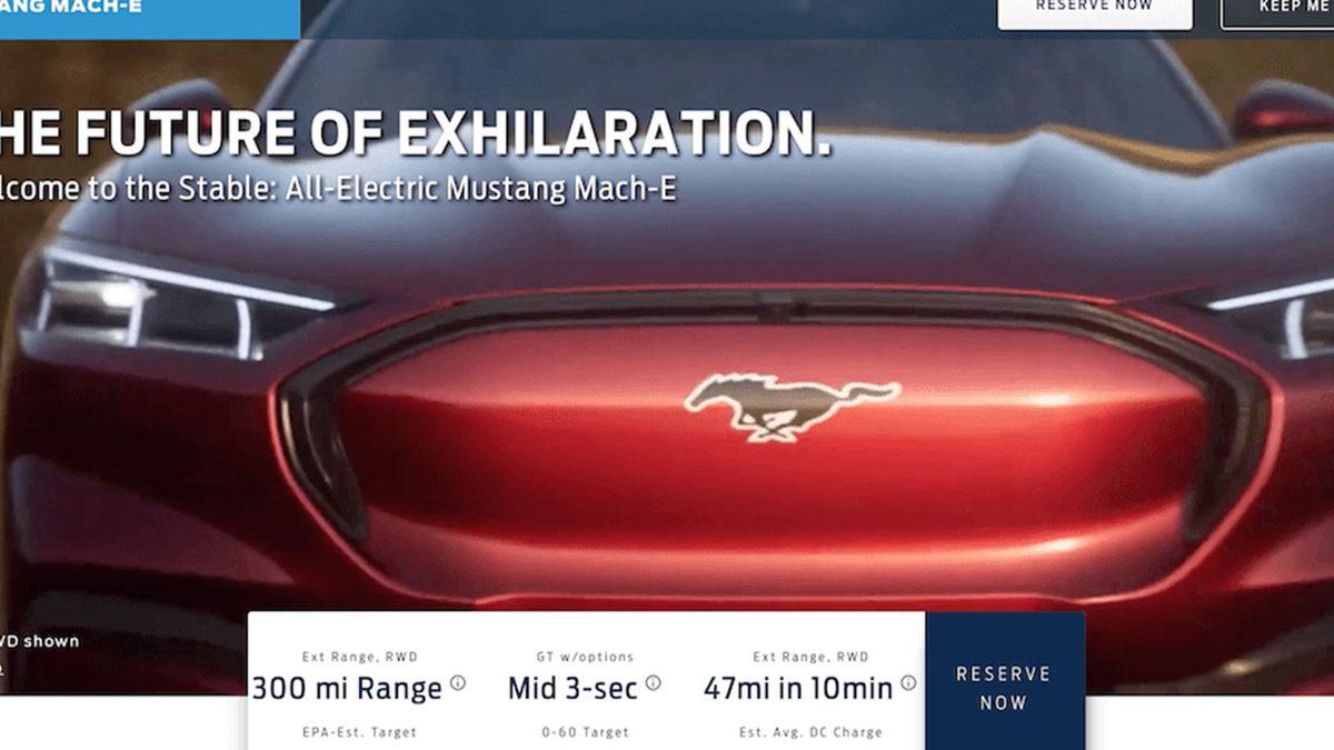 Ford’un Yeni Elektrikli SUV’si Mustang Mach-E’nin Görselleri ve Fiyatı Ortaya Çıktı