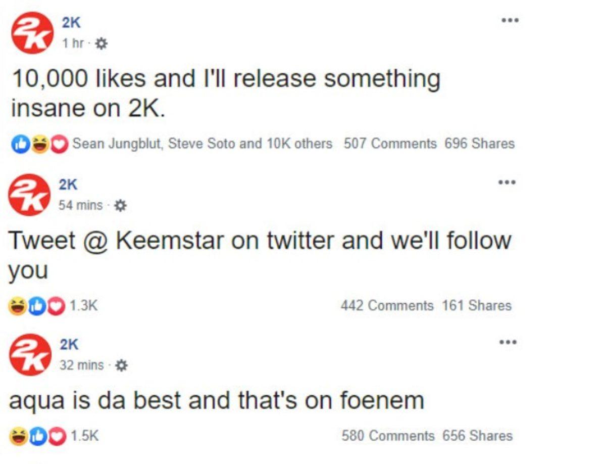 2K Games’in Sosyal Medya Hesapları Hacklendi