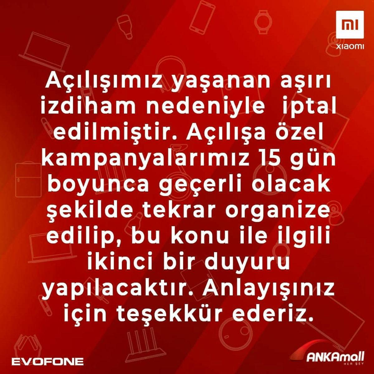 Xiaomi’nin Ankara’daki Mağaza Açılışında İzdiham Çıktı