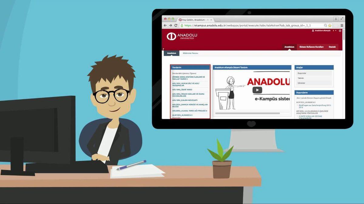 Anadolu Üniversitesi AÖF e-Kampüs Sistemi Nasıl Kullanılır?