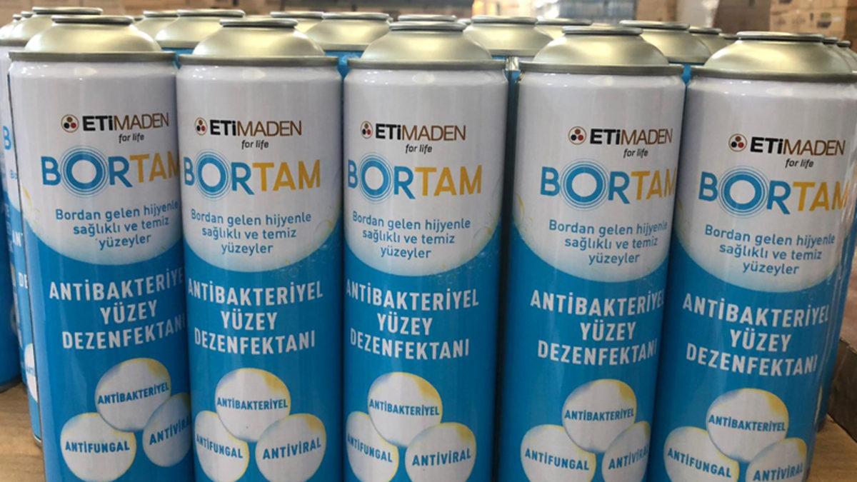 Yüzey Dezenfektasyonu Sağlayacak Bor Katkılı BORTAM, Seri Üretime Geçti