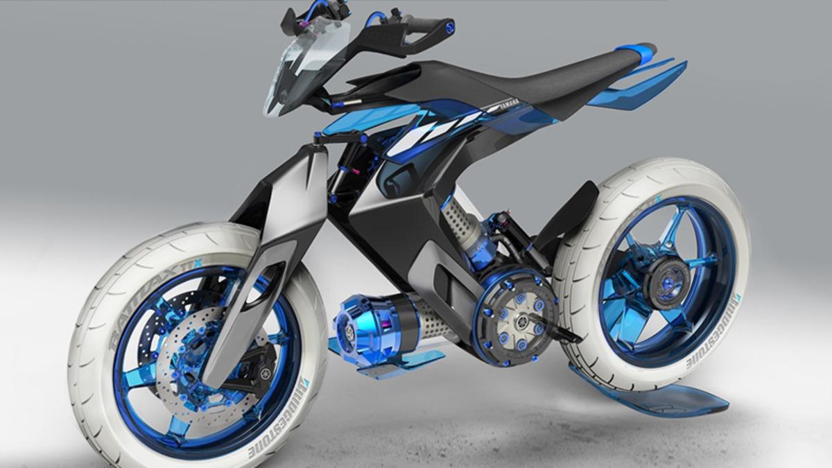 Yamaha, Zinciri Olmayan ve ’Su’dan Destek Alan Bir Motosiklet Üzerinde Çalışıyor
