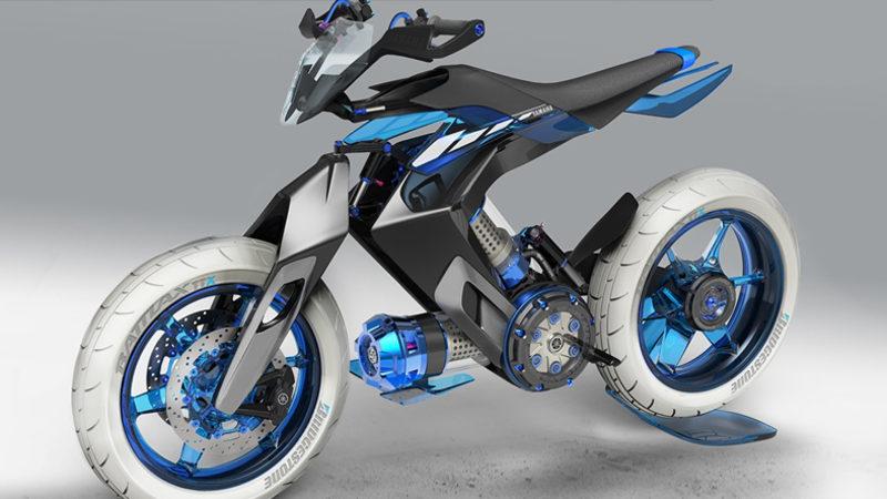 Yamaha, Zinciri Olmayan ve ’Su’dan Destek Alan Bir Motosiklet Üzerinde Çalışıyor