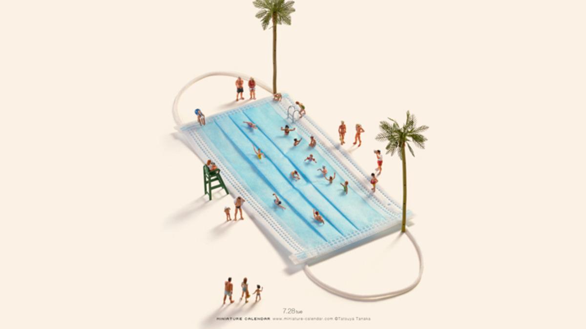 Bir Tasarımcı, Maske ve Tuvalet Kağıtlarıyla Nefes Kesen Minyatürler Oluşturdu