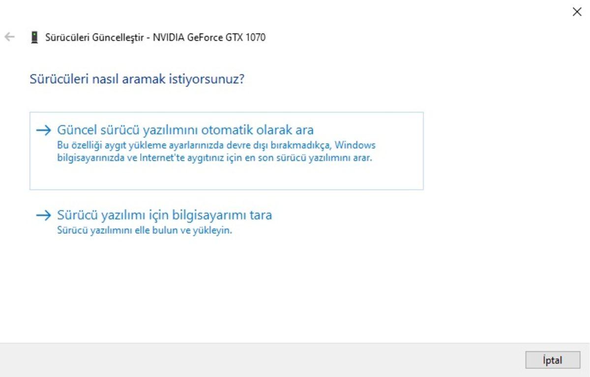 Bir Alışkanlık Değişiyor: Windows 10’da Sürücü Güncelleme Bölümünün Yeri Değişti