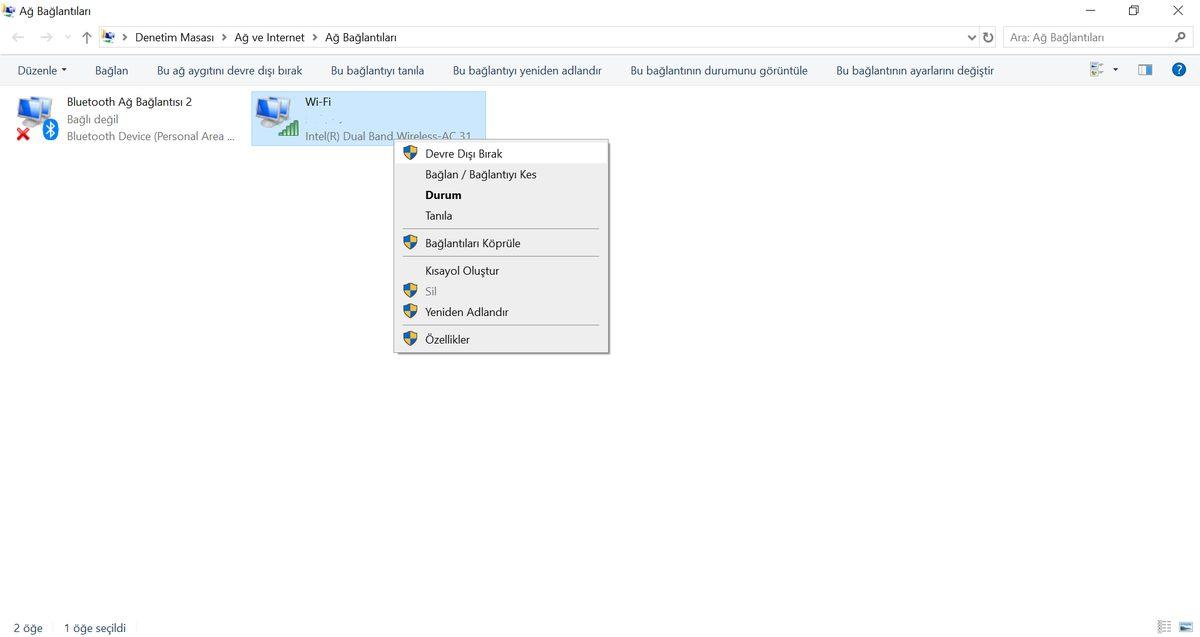 Varsayılan Ağ Geçidi Kullanılamıyor Hatası Nasıl Çözülür?