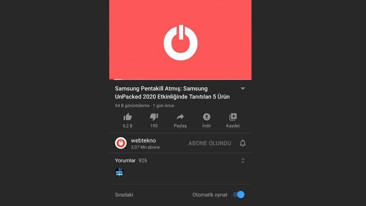 YouTube Karanlık Mod Nasıl Açılır, Nasıl Görünüyor?