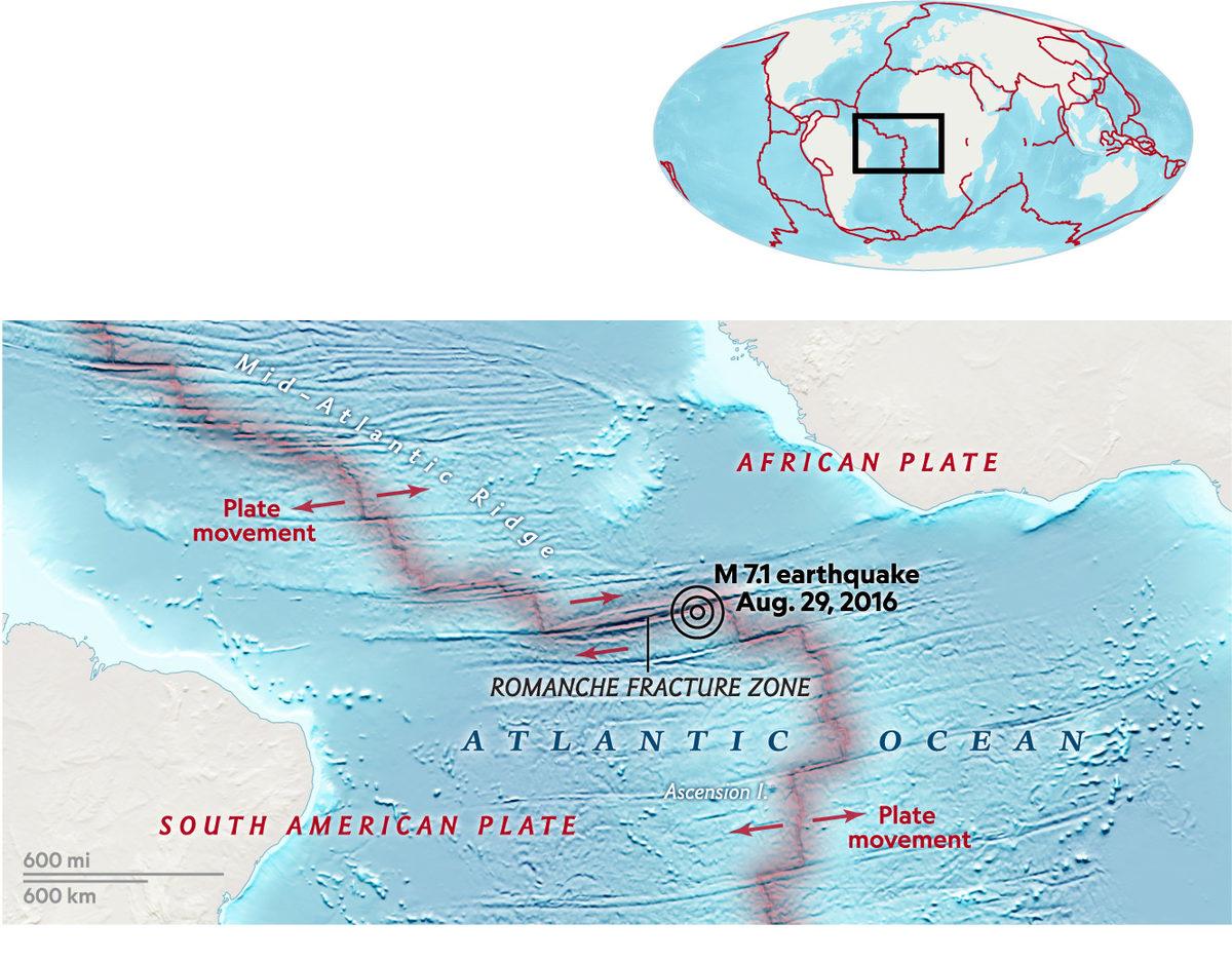 Bilim İnsanları, Atlantik Okyanusu’nda Bir ’Bumerang Deprem’ Keşfetti