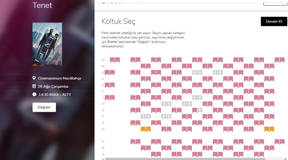 Christopher Nolan’ın Filmi Tenet İçin Ülkemizde Bilet Satışları Başladı