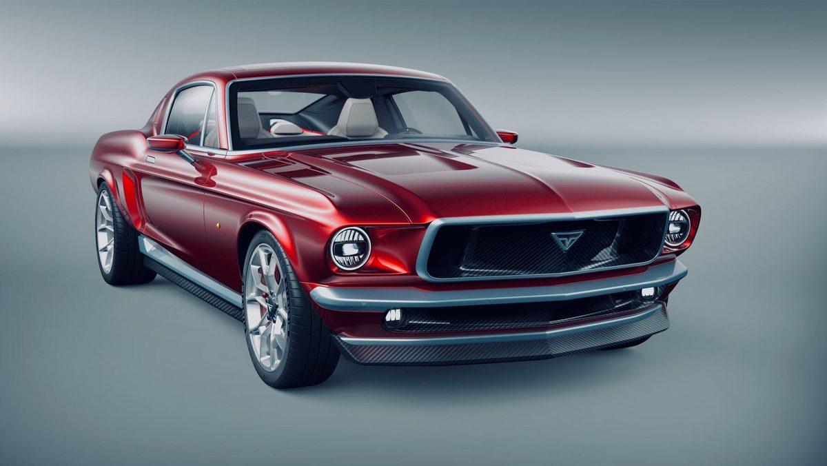 1967 Mustang ile Tesla Model S’i Bir Araya Getiren Otomobil: Aviar R67
