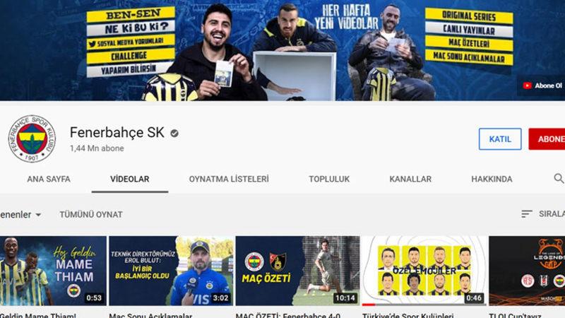 Fenerbahçe, YouTube’da Abonelerine Ayrıcalık Kazandıran ’Katıl’ Butonunu Aktif Etti