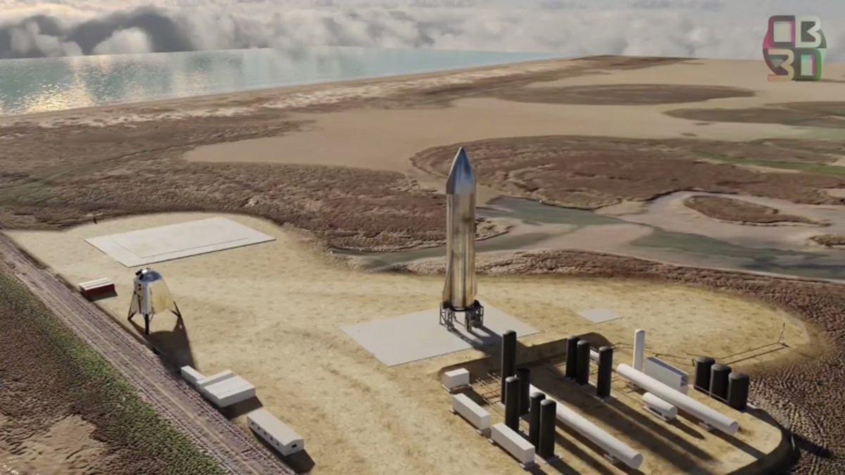 SpaceX Starship’in 20 Km’lik Denemesinin Render Görüntüleri Yayınlandı (Video)